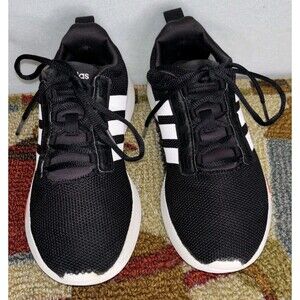 ADIDAS Kid's Racer TR21 K - Core Black/Cloud White/Sonic Ink Size 4
